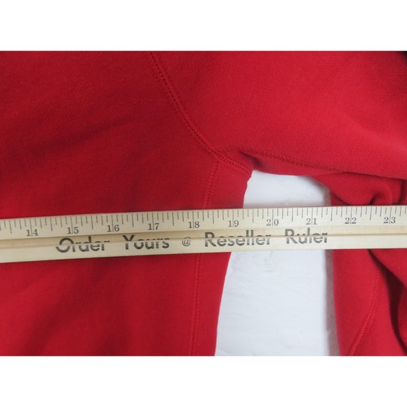 Nike Jordan Hoodie Mens Small Red Full Zip Jumpman Logo Sweatshirt Athletic - Picture 7 of 8